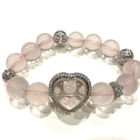 ローズクォーツデザインブレスレット【女性用】