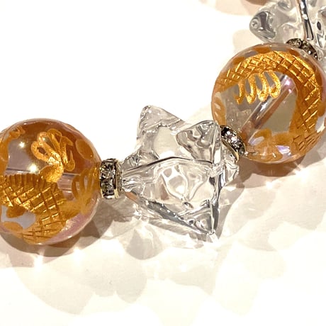 強力なサポートを★ドラゴン・マカバスター水晶デザイン【男女兼用】