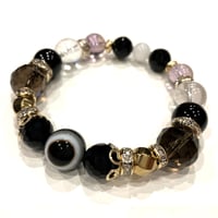 ネガティブなご縁にサヨナラを★黒天眼石デザイン【女性用】