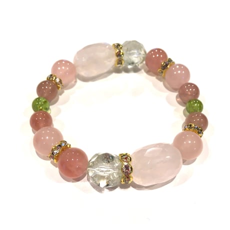 新しい自分との出逢い★グリーンアメジスト・ペリドット（金具が変更となります。）【女性用】