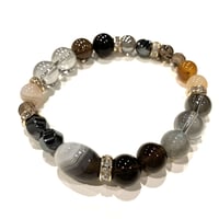 ボツワナアゲート★スモーキークォーツデザイン