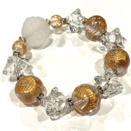 強力なサポートを★ドラゴン・マカバスター水晶デザイン【男女兼用】