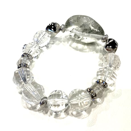 心の回復に★ガーデンクォーツ（シルバーパーツ）【女性用】