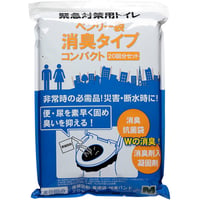 災害時 4日間我慢できますか？  　一人トイレ1日5回×3日=15回分は備えましょう！【緊急対策用トイレ20回分】