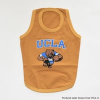 UCLAアメフトプリントタンクトップ（マスタード）