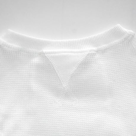 オリジナル無地ワッフルTEE（ホワイト）