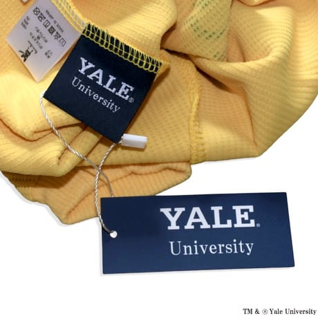 YALEダンプリントワッフルTシャツ（イエロー)