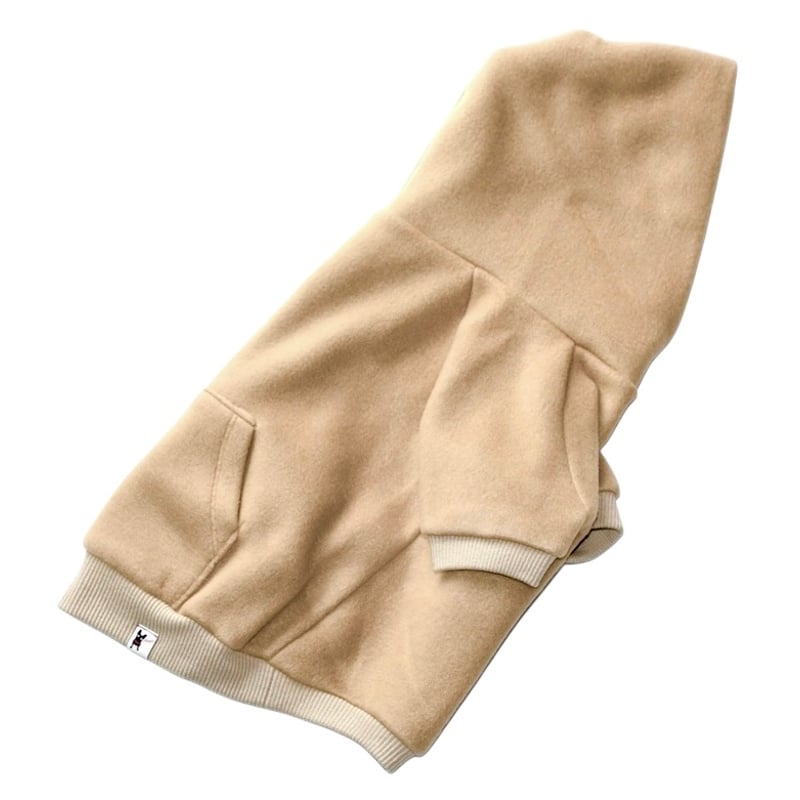 Rokx フリース フード付きパーカー ベージュ フリースパーカー（ベージュ） | Bowders Border | バウダーズ