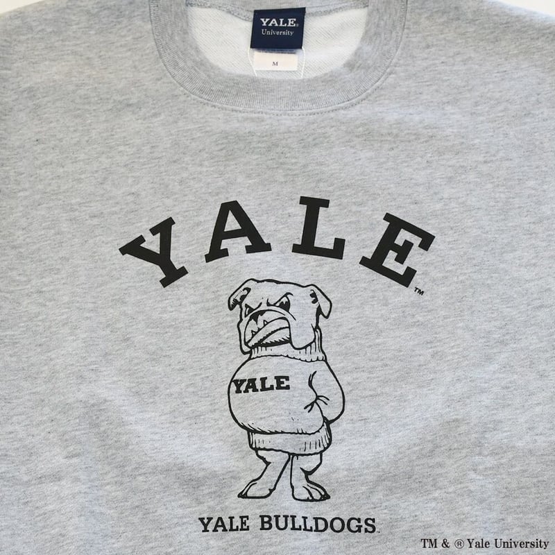 YALE BULLDOGSプリントトレーナー（グレー） | Bowders Border | 