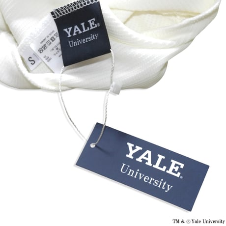YALEダンプリントワッフルTシャツ（ホワイト）