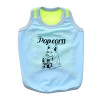 Popcornメッシュタンク（サックス）