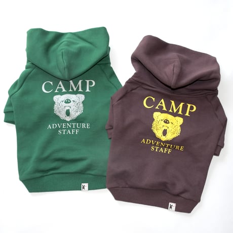 BEAR CAMPパーカー（グリーン）