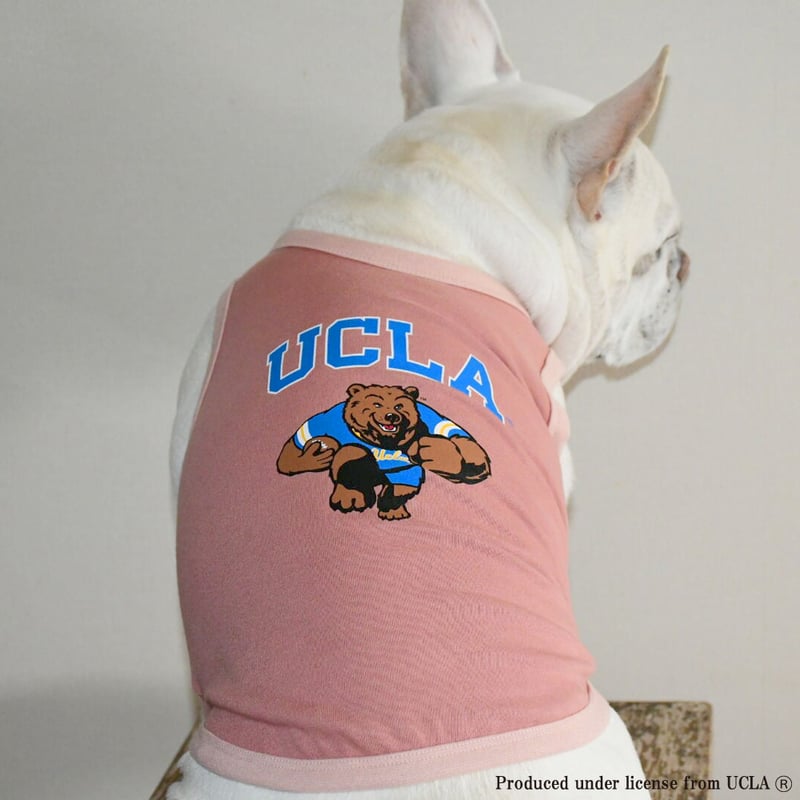 UCLAアメフトプリントタンクトップ（スモーキーピンク） | Bowders