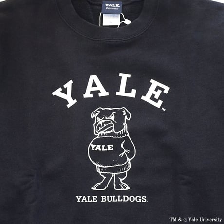 YALE BULLDOGSプリントトレーナー（ダークネイビー）