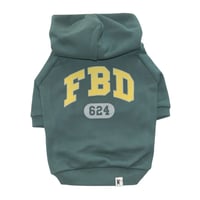 FBDプリントパーカー（グリーン）