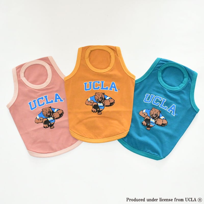 UCLAアメフトプリントタンクトップ（ブルーグリーン） | Bowders