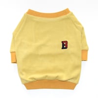 B刺繍長袖シャツ（ハニーマスタード）