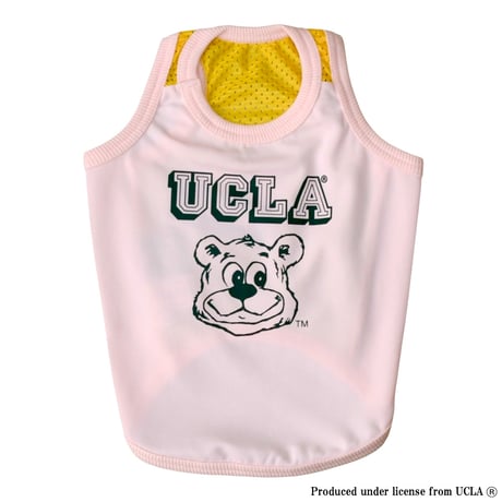 UCLA BEARプリントメッシュタンク（ベビーピンク）