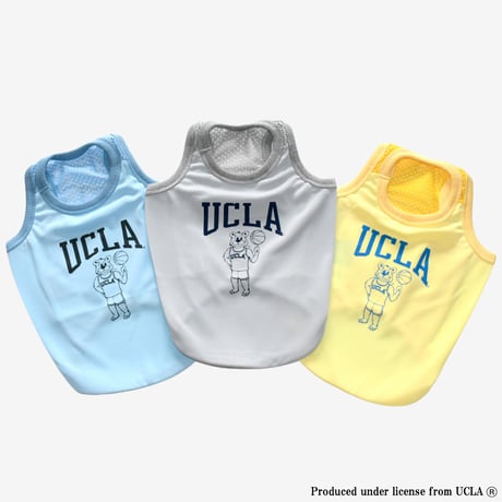 UCLAバスケプリントメッシュタンク（グレー）