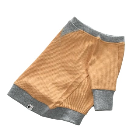 オリジナル無地ワッフルTEE（アプリコット）