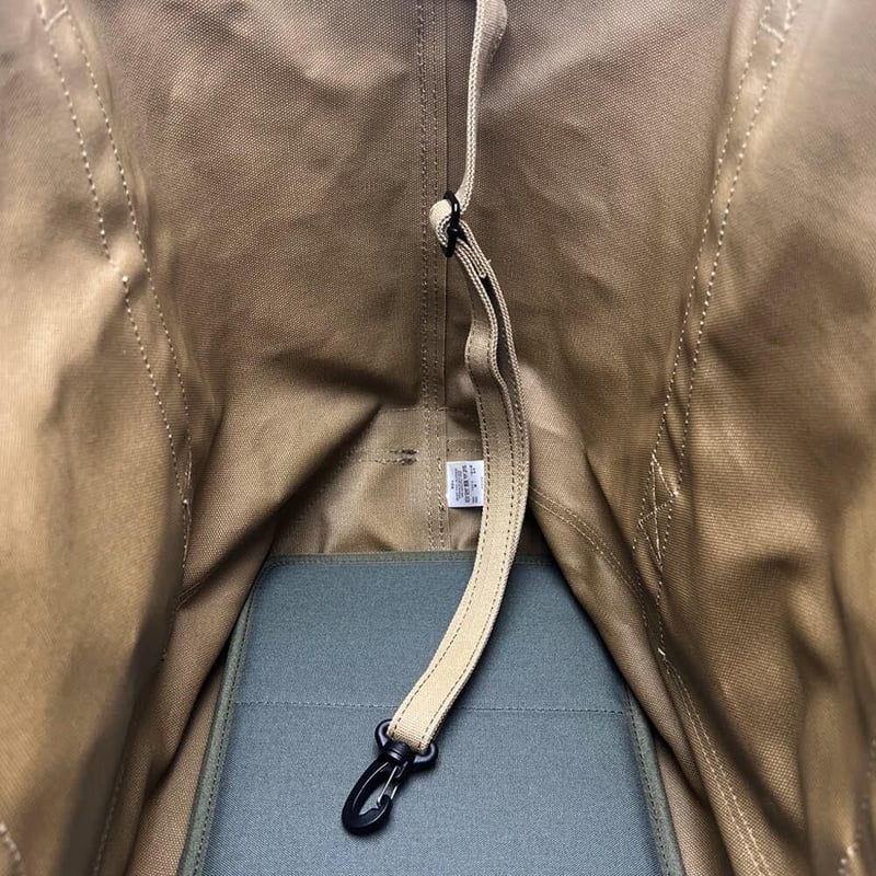 ドッグキャリーキャンバストートバッグ（ベージュ×イエロー