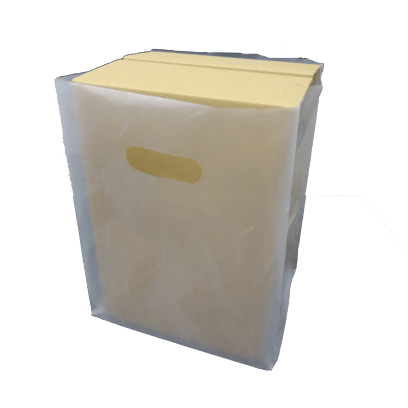 雨対策 防水用ビニール袋オプション 2枚 | ダンボール製の折りたたみ