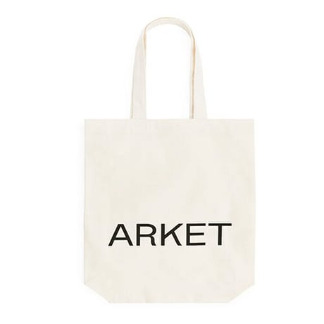 【ARKET】 ロゴトートバッグ