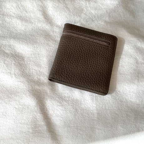 リアルレザーZIP2つ折り財布