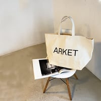 【ARKET】 BIGロゴトートバッグ