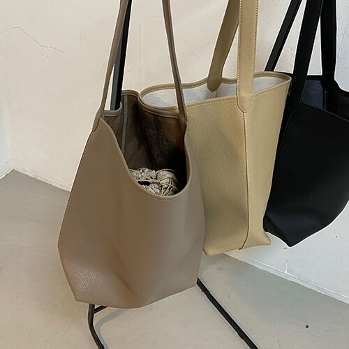 ビッグバッグ ikka（イッカ） トートバッグ ボアロゴ入りビッグトートバッグ