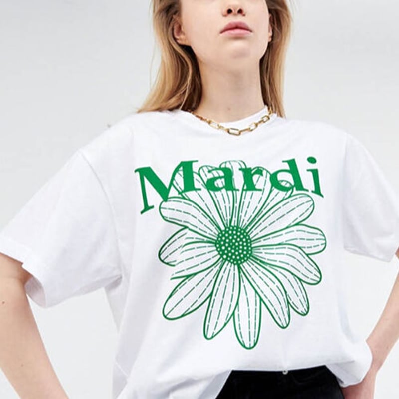 Mardi Mercredi Tシャツ マルディメクルディ　カラーベージュ