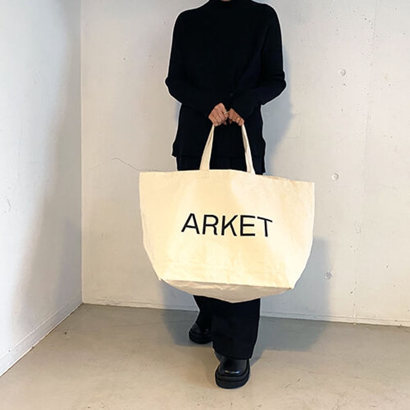 ARKET】 BIGロゴトートバッグ | Ricordi