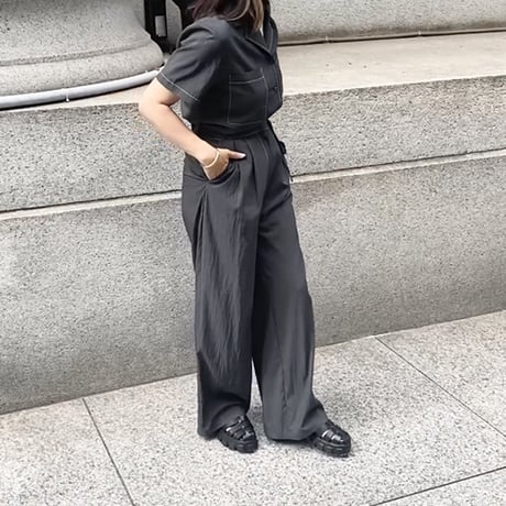 ステッチ半袖シャツ