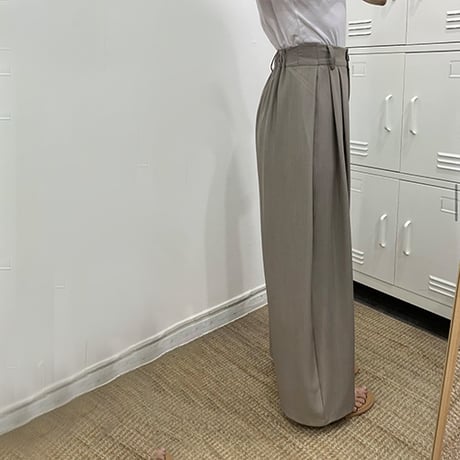 ワイドタックパンツ