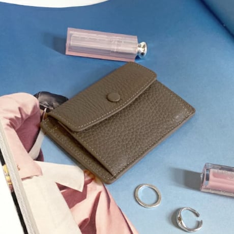 リアルレザーコイン付きミニ財布
