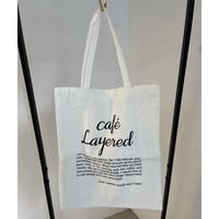 【Cafe Layered】ロゴスモールトートバッグ