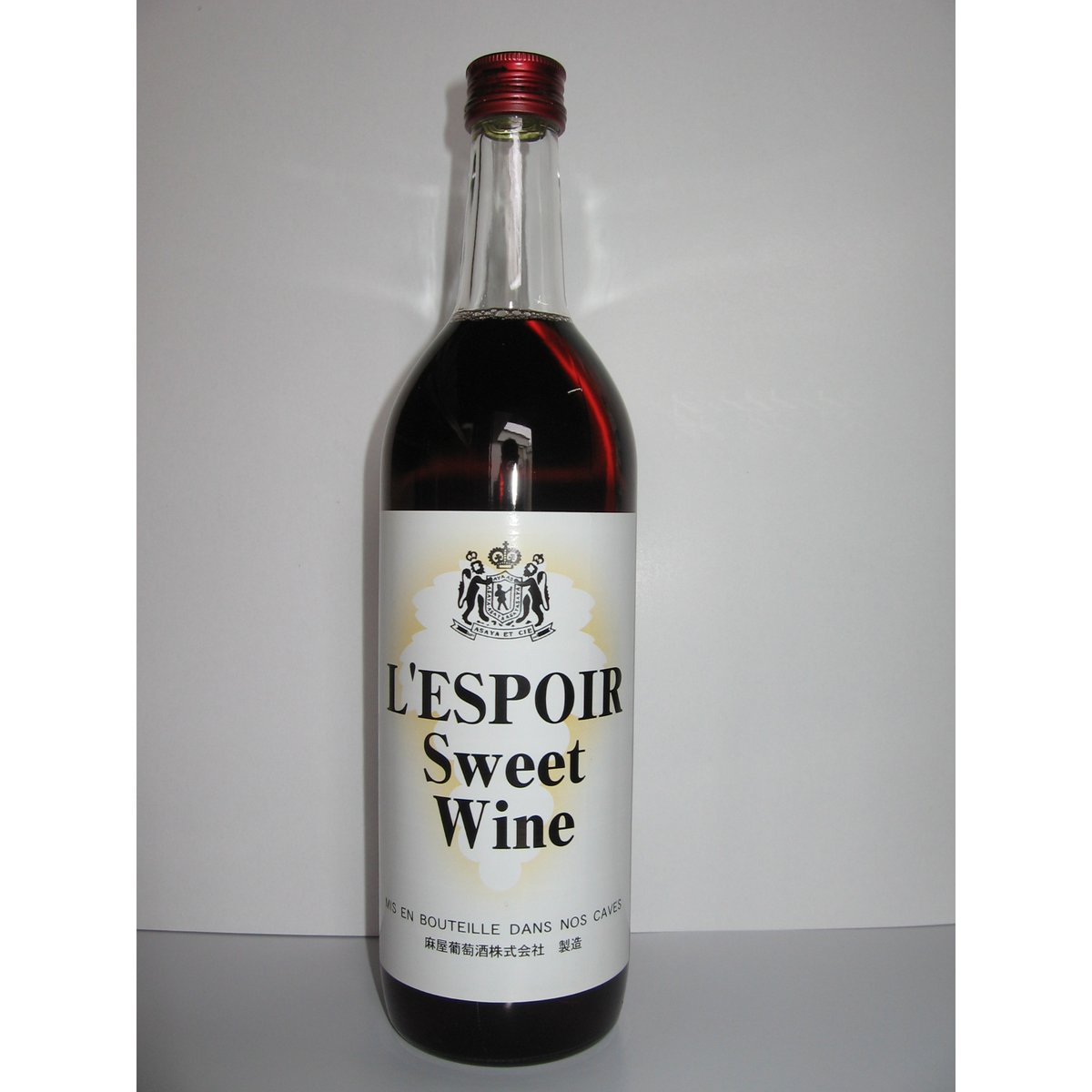 エスポワールスイート赤ワイン 720ml | あさや葡萄酒 オンラインストア