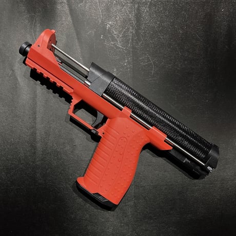 【GY03・PARROTS】ショートダーツブラスター・エアコッキング拳銃型トイガン