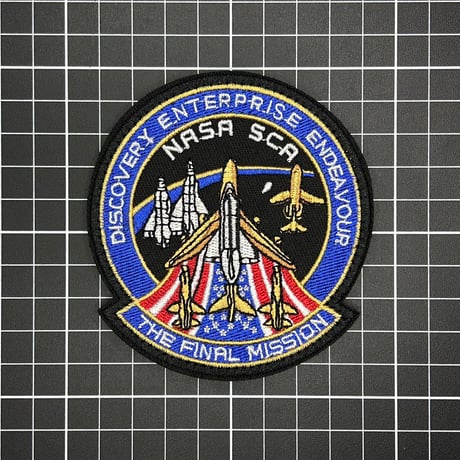 【スペースシャトル・ディスカバリー】ファイナルミッション　記念章　パッチ　ベルクロワッペン