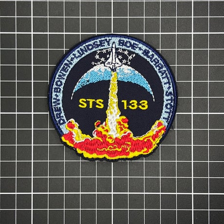 【STS133】宇宙輸送システム　Science,Technology and Society　記念章　パッチ　ベルクロワッペン