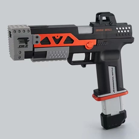 【雷虎·CM- X】ショートダーツ・エアコッキング拳銃型トイガン