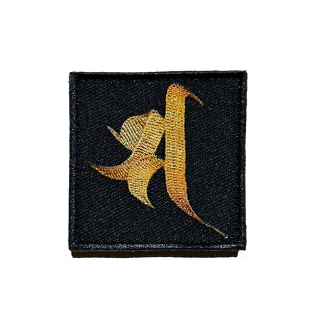 【種子（ビージャークシャラ）】阿弥陀仏　大勢至菩薩　観音菩薩　5x5㎝　刺繍ベルクロワッペン