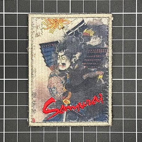 SAMURAI　 刺繍ベルクロワッペン