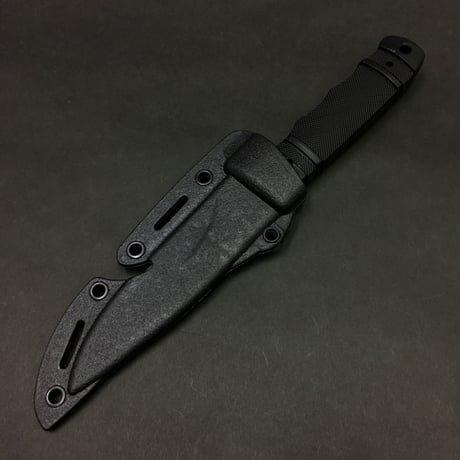【ブラック】M37 SEAL PUP　レプリカ　サバイバル　ダミーナイフ　ハードシース付