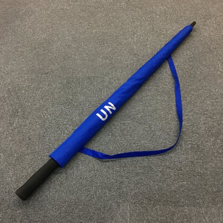 【特大】国連UN傘　八本骨　全長101cm　カバー付き