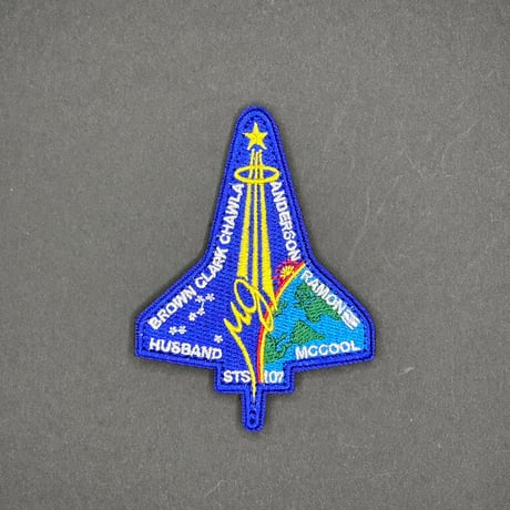 【STS107】宇宙輸送システム　Science,Technology and Society　記念章　パッチ　ベルクロワッペン