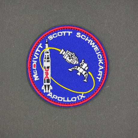 【アポロ9号】 APOLLO NASA 記念章　パッチ　ベルクロワッペン