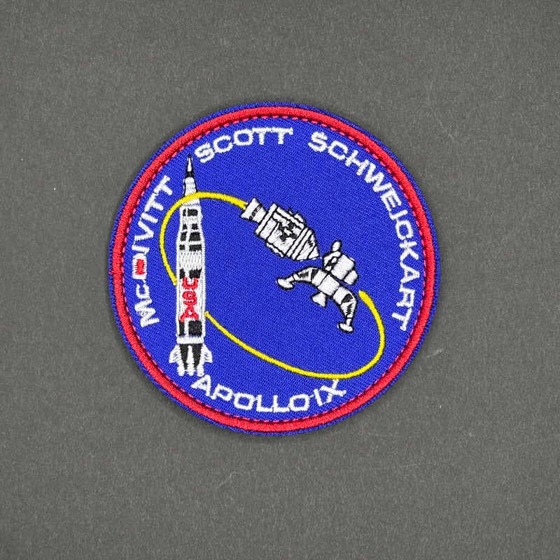 アポロ9号】 APOLLO NASA 記念章 パッチ ベルクロワッペン | 【臥龍