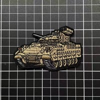 【M2 BRADLEY歩兵戦闘車】ベルクロワッペン マジックテープ　パッチ