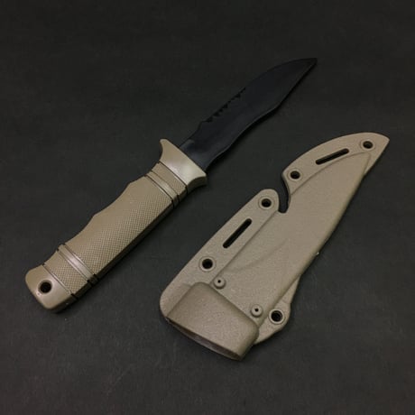 【カーキ】M37 SEAL PUP　レプリカ　サバイバル　ダミーナイフ　ハードシース付